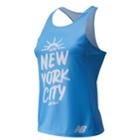 New Balance 80298 Women's Nyc Marathon Singlet - (wt80298m)