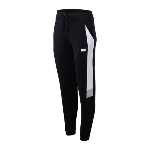 New Balance 93502 Women's Nb Athletics Classic Fleece Pant - Black/white (wp93502bk)