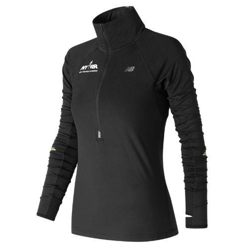 New Balance 71213 Women's Run For Life Impact Half Zip - Black (wt71213vbkk)