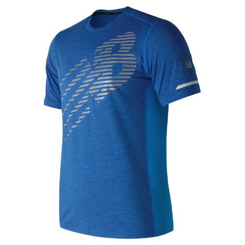 New Balance 71212 Men's Viz Short Sleeve - Blue (mt71212elb)
