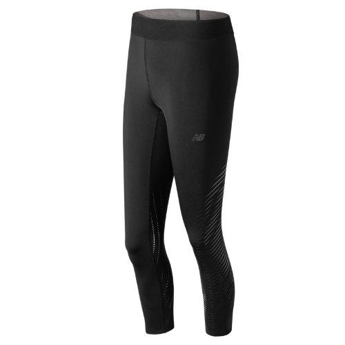 New Balance 71206 Women's Precision Run Crop - Black (wp71206bk)
