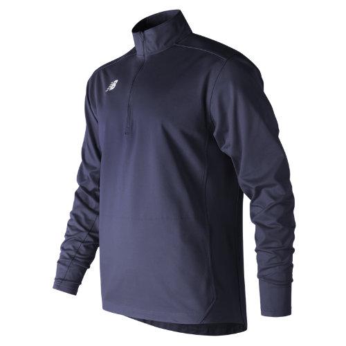New Balance 710 Men's Lightweight Solid Half Zip - Navy (tmmt710tnv)
