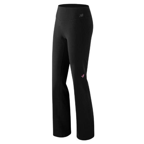 New Balance 53127 Women's Pink Ribbon Bootcut Pant - Black (rwp53127bk)