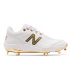 New Balance Men's 3000v5 White/gold