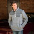 New Balance 3192 Men's 990 Fleece Half Zip - Athletic Grey (met3192ag)