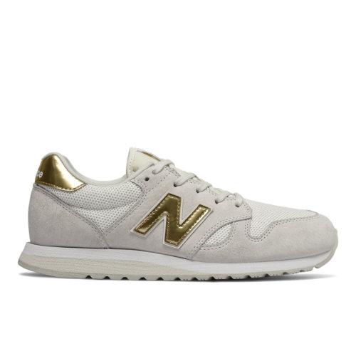 New Balance 520 Women's Running Classics Shoes - Off White/yellow (wl520gda)