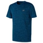 New Balance 12514 Kids' Short Sleeve Performance Tee - Blue/black (bt12514ebb)