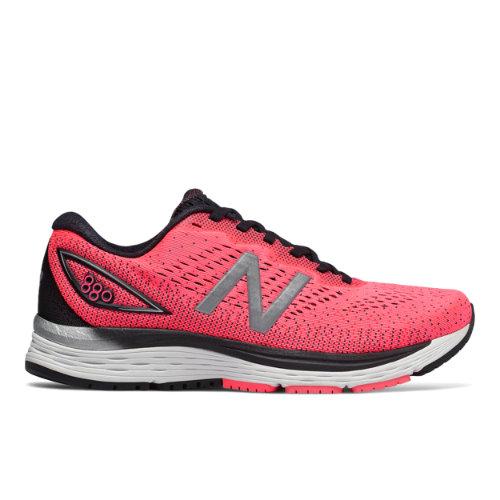 New Balance 880v9 Women's Neutral Cushioned Shoes - Pink/black/silver (w880pb9)