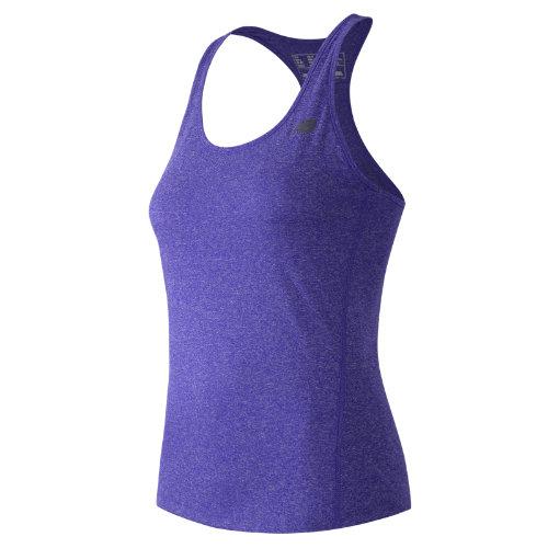 New Balance 53149 Women's Heathered Tank - Purple (wt53149tth)