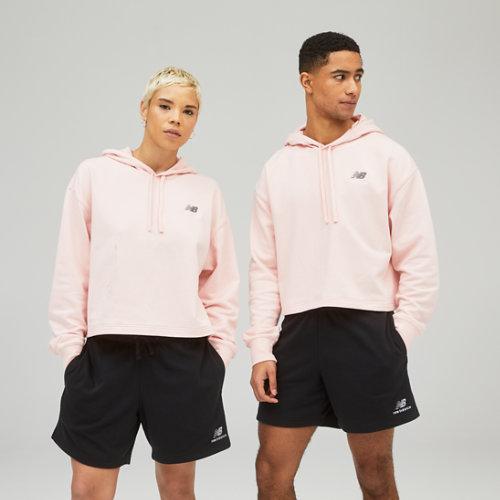 New Balance Gender Neutral Uni-ssentials French Terry Crop Hoodie