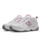 New Balance 608v4 Women's Everyday Trainers Shoes - White/pink (wx608v4p)