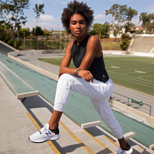 New Balance 91504 Women's Sport Style Select Woven Pant - White (wp91504wt)