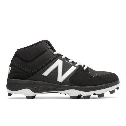 New Balance Mid-cut 3000v3 Tpu Molded Cleat Men's Mid-cut Cleats Shoes - Black/white (pm3000k3)