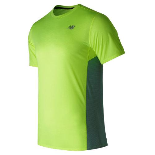 New Balance 53061 Men's Accelerate Short Sleeve - Yellow/green (mt53061hil)