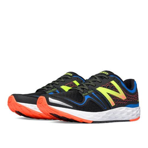 New Balance Fresh Foam Vongo Men's Soft And Cushioned Shoes - Black/blue/yellow (mvngobb)
