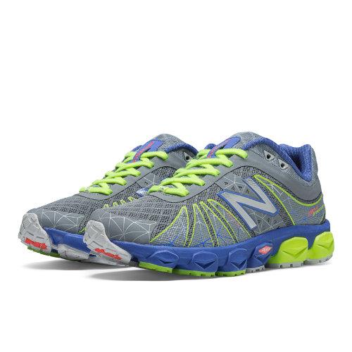 New Balance 890v4 Women's Running Shoes - Silver, Bluejay, Lime Green (w890sb4)
