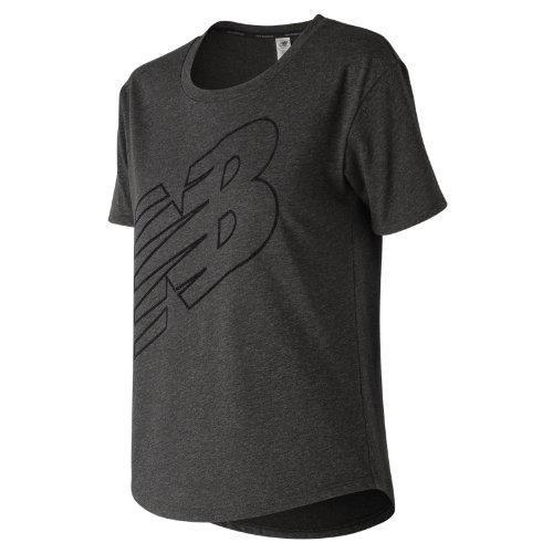 New Balance 73124 Women's Graphic Heather Tech Tee - (wt73124)