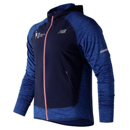 New Balance 73256 Men's Nyc Marathon Nb Heat Run Jacket - Blue (mj73256vtrr)