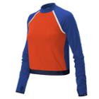New Balance 63555 Women's J.crew Sport Style Crop Top - Red (wt63555fbl)