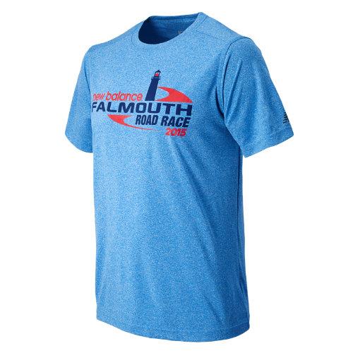 New Balance 51809 Men's Falmouth Tee - Bolt Heather (mt51809pbth)