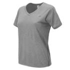 New Balance 5196 Women's Heathered V-neck - Athletic Grey (wft5196ag)