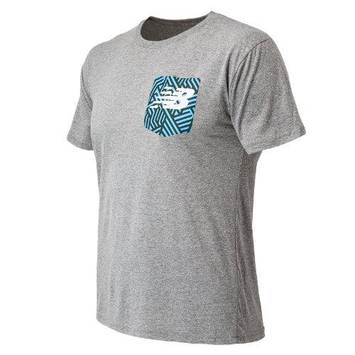 New Balance 61995 Men's Nyc Crew Tee - Grey (mt61995emlt)