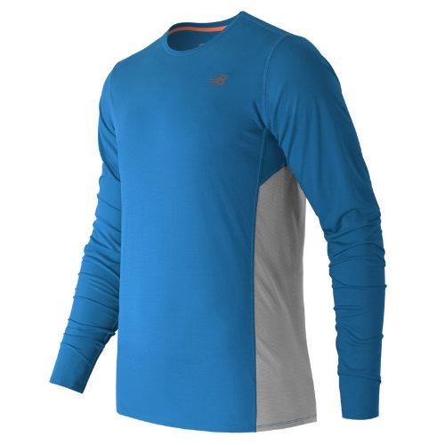 New Balance 53060 Men's Accelerate Long Sleeve - Sonar/silver Mink (mt53060snm)