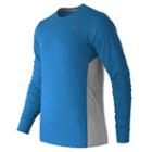 New Balance 53060 Men's Accelerate Long Sleeve - Sonar/silver Mink (mt53060snm)