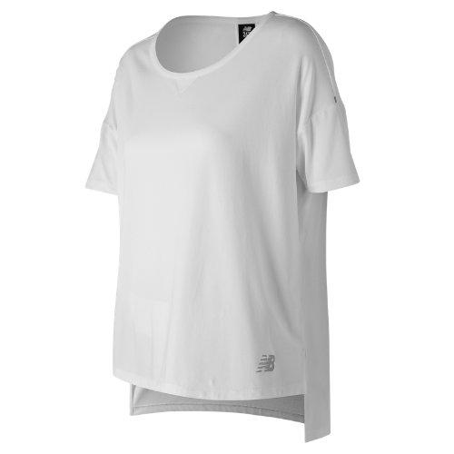 New Balance 73512 Women's 247 Sport Boxy Tee - White (wt73512wt)