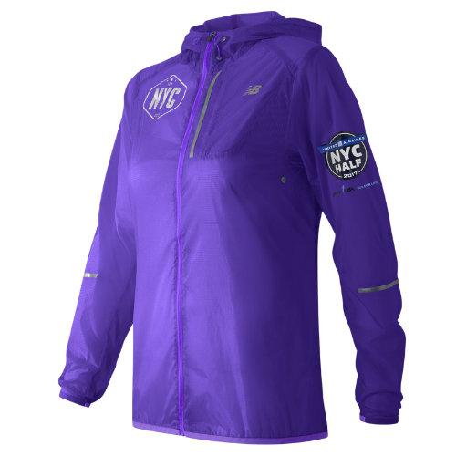 New Balance 61226 Women's United Nyc Half Packable Jacket - Purple (wj61226vdv)