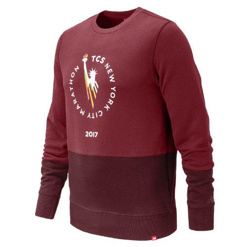 New Balance 73530 Men's Nyc Marathon Essentials Crew Bl - Red (mt73530vmcr)