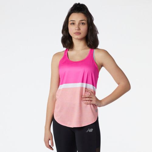 New Balance Womens Printed Accelerate Tank