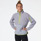 New Balance Women's Q Speed Sherpa Pullover