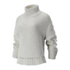 New Balance 93471 Women's Balance Fringe Sweater - Off White (wt93471sst)
