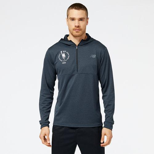 New Balance Men's Nyc Marathon Tenacity Hooded Quarter Zip