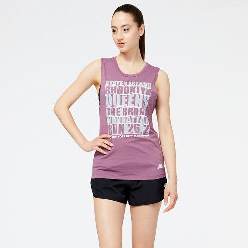 New Balance Women's Nyc Marathon Borough Graphic Tank