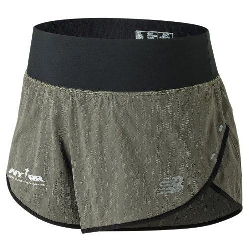 New Balance 81267 Women's Run 4 Life 3 Inch Jacquard Impact Short - (ws81267b)