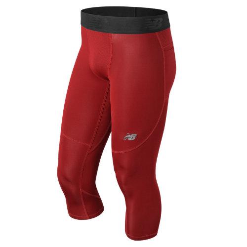New Balance 73029 Men's Challenge 3/4 Tight - Red (mp73029rep)