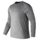New Balance 73236 Men's Nyc Marathon Seasonless Long Sleeve - Grey (mt73236vag)