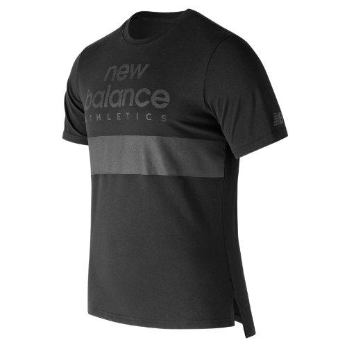 New Balance 73510 Men's Nb Athletics Reflective Tee - Black (mt73510bk)