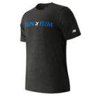 New Balance 71602 Men's United Nyc Half Run Tee - Grey (mt71602vbch)