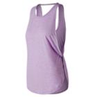 New Balance 91453 Women's Studio Relaxed Tank - Purple (wt91453vth)