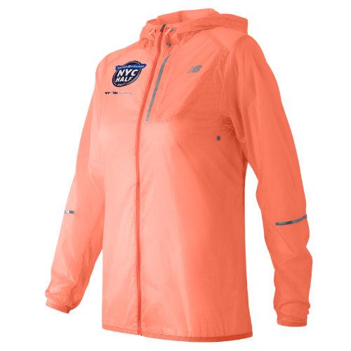 New Balance 61226 Women's United Nyc Half Packable Jacket - Pink (wj61226vbes)
