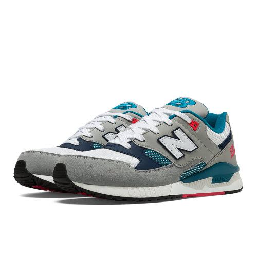 New Balance 530 90s Running Men's Running Classics Shoes - Micro Chip, Blue Infinity, White (m530gbp)