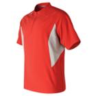 New Balance 412 Men's Short Sleeve Ace Baseball Jacket - Red (tmmj412tre)