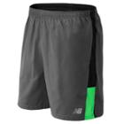 New Balance 5139 Men's Accelerate 7 Inch Short - Lead, Chemical Green, Black (mrs5139acg)