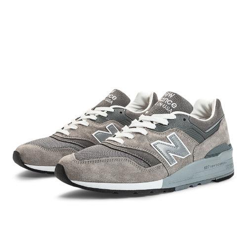 New Balance 997 Men's Made In Usa Shoes - Grey, White (m997gy)