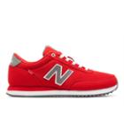 New Balance 501 Ripple Sole Women's Running Classics Shoes - Red/grey (wz501por)