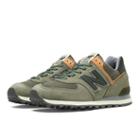 New Balance 574 Distinct Weekend Men's Made In Usa Shoes - Olive, Tan (us574dol)