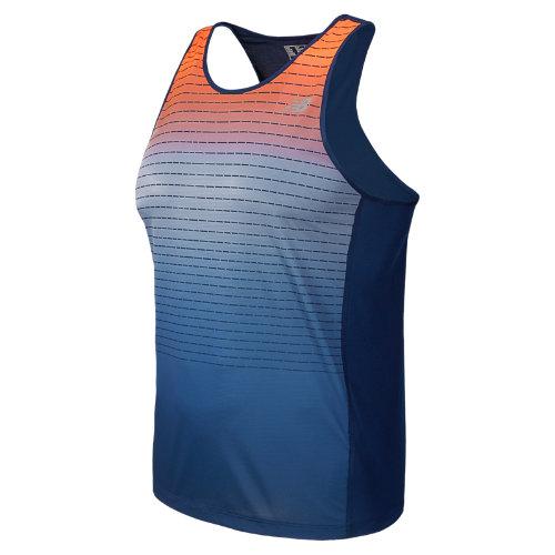 New Balance 5127 Men's Accelerate Singlet Graphic - Dark Sapphire, Dynamite (mrt5127dks)